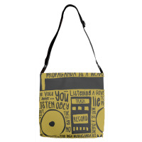 Propaganda Media Adjustable Strap Totes | Artistshot