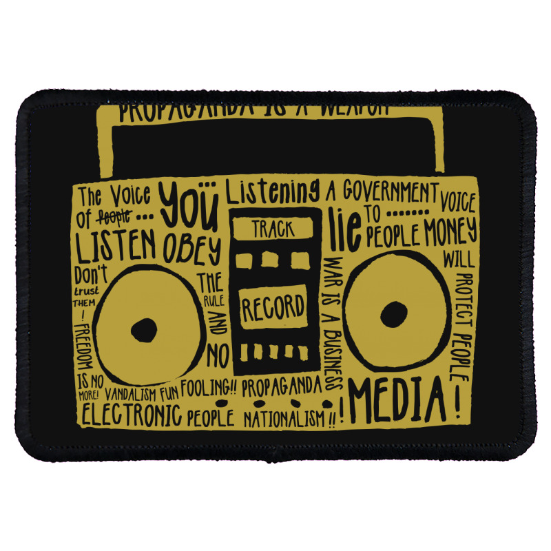 Propaganda Media Rectangle Patch | Artistshot