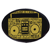 Propaganda Media Oval Patch | Artistshot