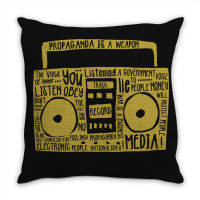 Propaganda Media Throw Pillow | Artistshot