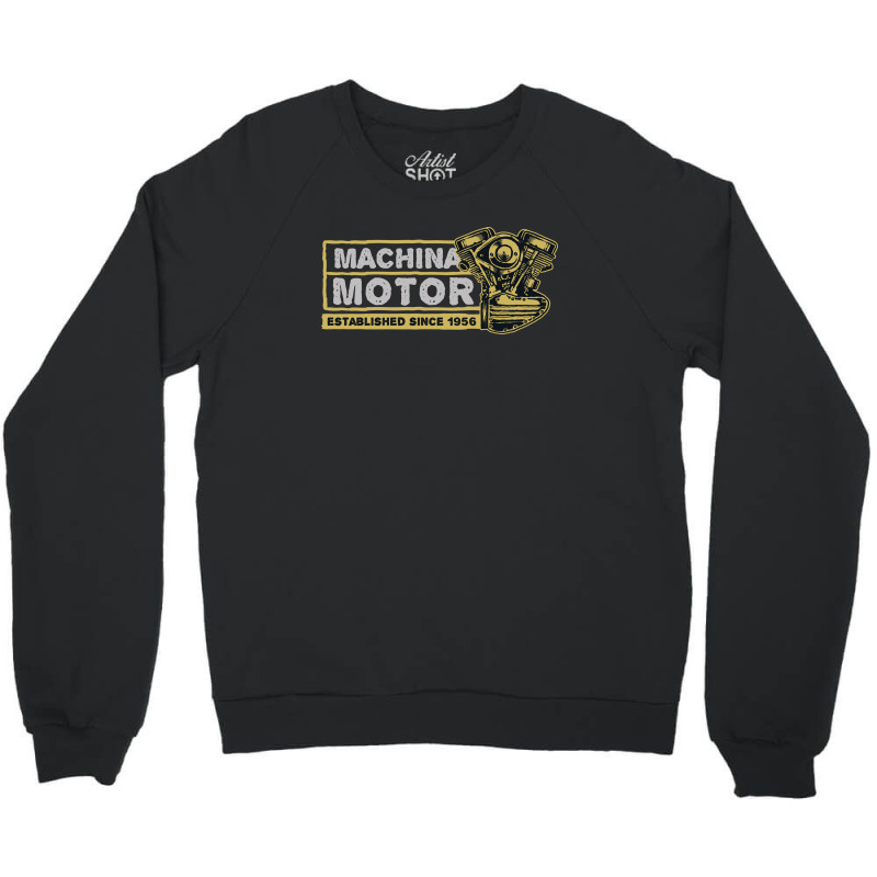 Machina Motor Crewneck Sweatshirt | Artistshot