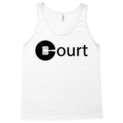 Court Typography Tank Top Designed By L4l4pow