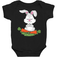 Yoga Gift For Women T  Shirt Rabbit Yoga Lover Women Meditating Gift B Baby Bodysuit | Artistshot