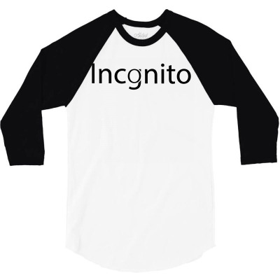 Incognito Typography 3/4 Sleeve Shirt Designed By L4l4pow