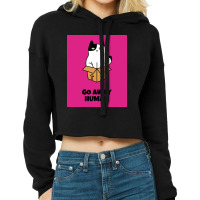 Angry Cat T Shirt Design Maker 24c Cropped Hoodie | Artistshot