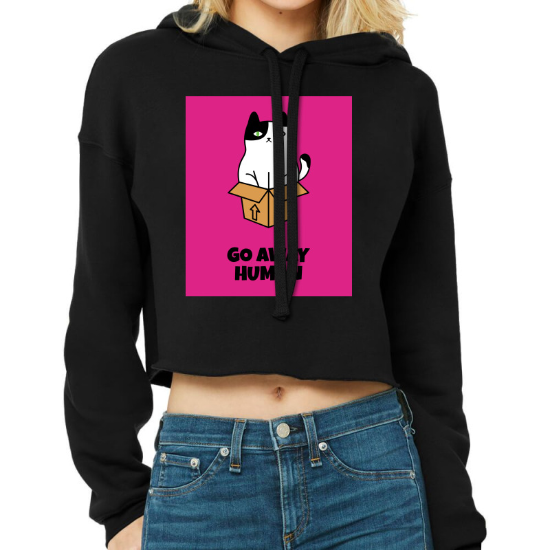 Angry Cat T Shirt Design Maker 24c Cropped Hoodie by Dhkdrjb123r | Artistshot