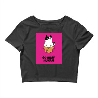 Angry Cat T Shirt Design Maker 24c Crop Top | Artistshot