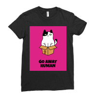 Angry Cat T Shirt Design Maker 24c Ladies Fitted T-shirt | Artistshot