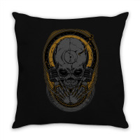 Metal Disk Jockey Throw Pillow | Artistshot