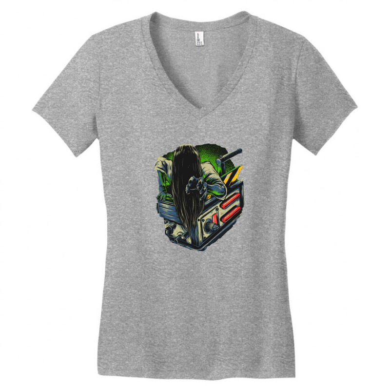 Trapped Ghost Women's V-neck T-shirt | Artistshot