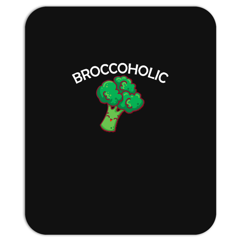 Vegan T  Shirt Broccoholic Gift Plants Vegan Saying T  Shirt Mousepad | Artistshot