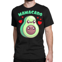 Vegan T  Shirt Mamacado Gift Plants Vegan Saying T  Shirt (2) Classic T-shirt | Artistshot