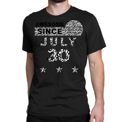 awesome since july 30 leopard 30 july birthday t shirt Classic T-shirt | Artistshot