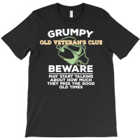 Veteran T  Shirt Veteran   Grumpy Old Veterans Club T  Shirt T-shirt | Artistshot