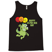 Patrick Day Flying Dinosaur With Balloon Tank Top | Artistshot