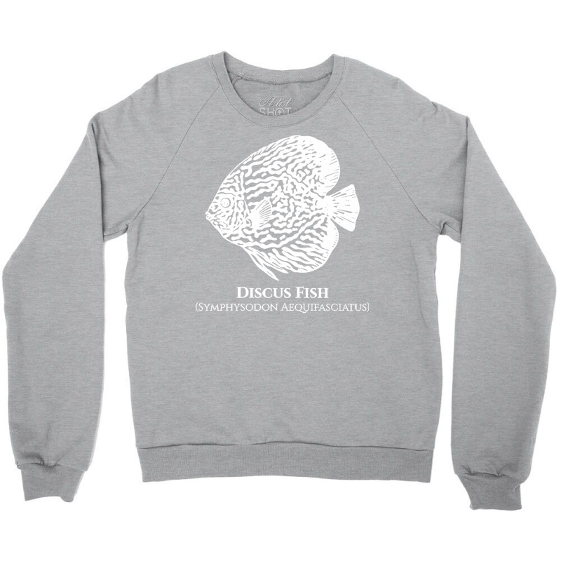 Discus Fish T  Shirt Discus Fish With Common And Latin Name   Aquarist Crewneck Sweatshirt | Artistshot