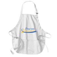 Proud Mom Of A T21 Warrior Medium-length Apron | Artistshot