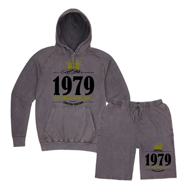Vintage 1979 And Still Looking Good Vintage Hoodie And Short Set | Artistshot