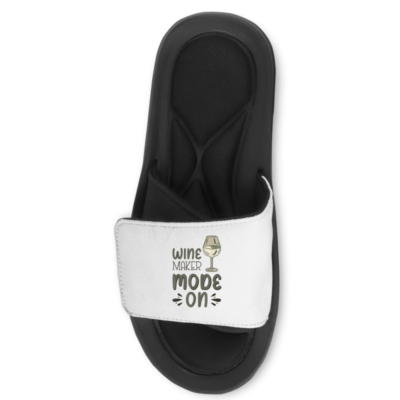 Winemaker Mode On T Shirt Slide Sandal | Artistshot