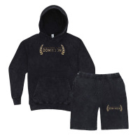 Dominion - Heaven Will Raise Hell On Earth Vintage Hoodie And Short Set | Artistshot