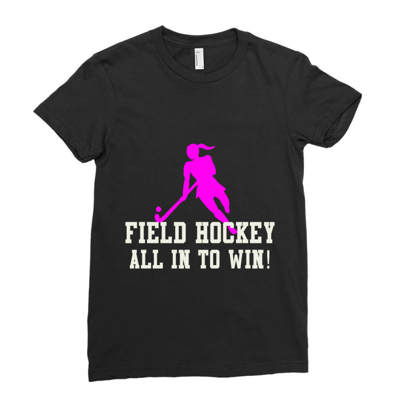 Girls Field Hockey For Kids And Adults Long Sleeve T Shirt Ladies Fitted T-shirt | Artistshot