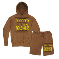 If At First You Don't Succeed Try Doing What Your Science Teacher Told You To Do First Vintage Hoodie And Short Set | Artistshot