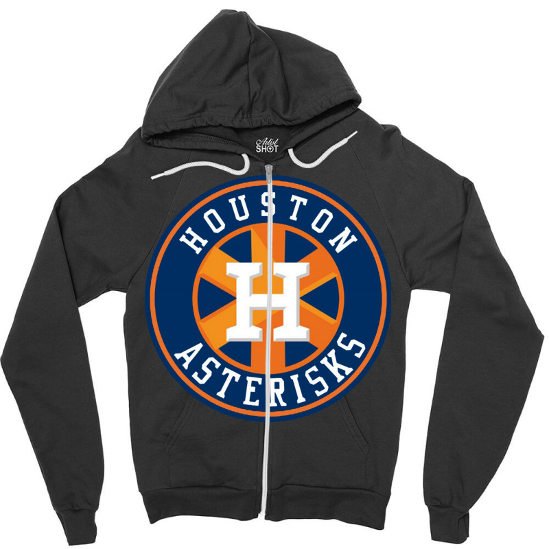 Houston Asterisks Circle Zipper Hoodie by nbobatiga | Artistshot