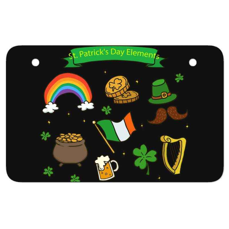 Leaf For St Patricks Day Atv License Plate | Artistshot