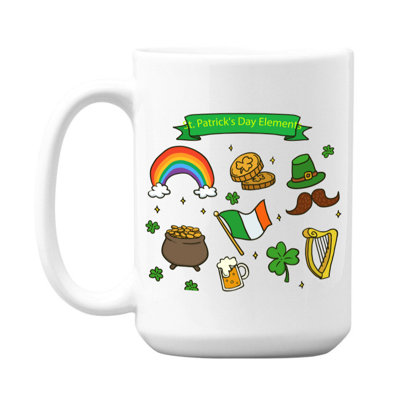 Leaf For St Patricks Day 15 Oz Coffee Mug | Artistshot
