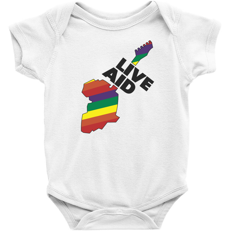 Live Aid Baby Bodysuit by RichardHSanders | Artistshot