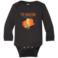 Plant Hunting Quote The Ginseng Is Calling And I Must Go Long Sleeve Baby Bodysuit | Artistshot