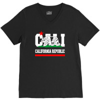 California Republic V-neck Tee | Artistshot