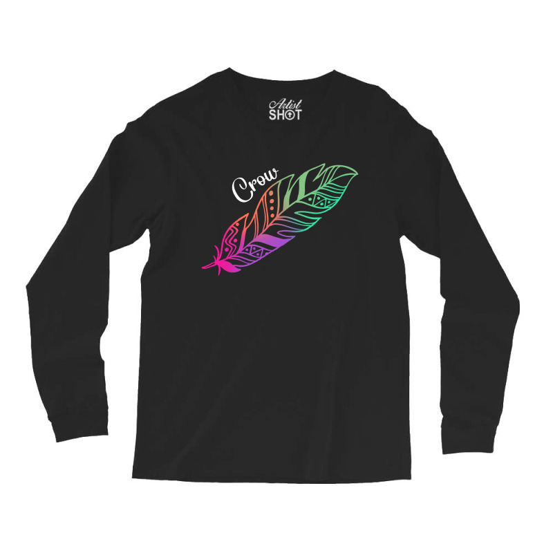 Indigenous Feather Tee Native American Long Sleeve Shirts | Artistshot