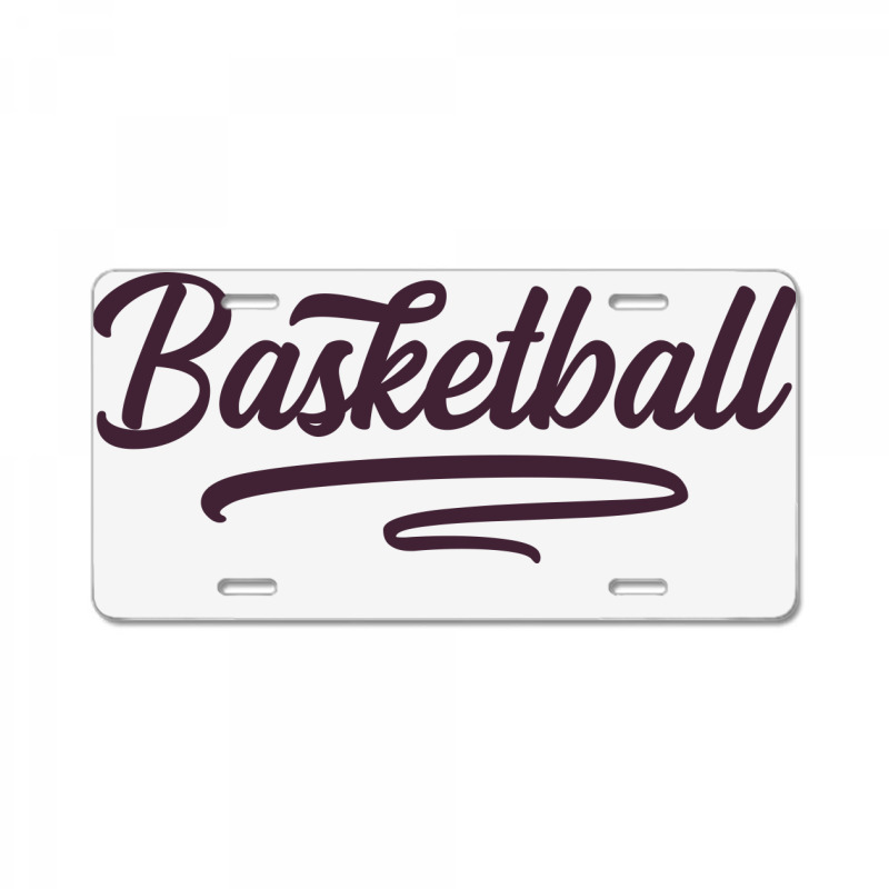 Basketball License Plate | Artistshot