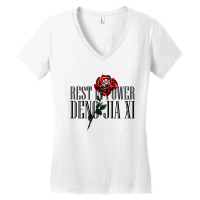 Rest In Power Deng Jia Xi (black) Women's V-neck T-shirt | Artistshot