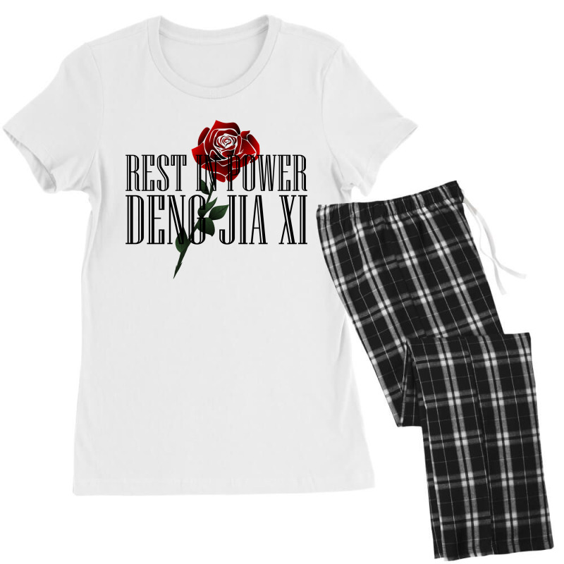 Rest In Power Deng Jia Xi (black) Women's Pajamas Set by wahidin77 | Artistshot