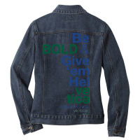 Kenneth High Yearbook Staff Ladies Denim Jacket | Artistshot