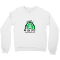 Rainbow In March We Wear Green Cerebral Palsy Awareness Crewneck Sweatshirt | Artistshot