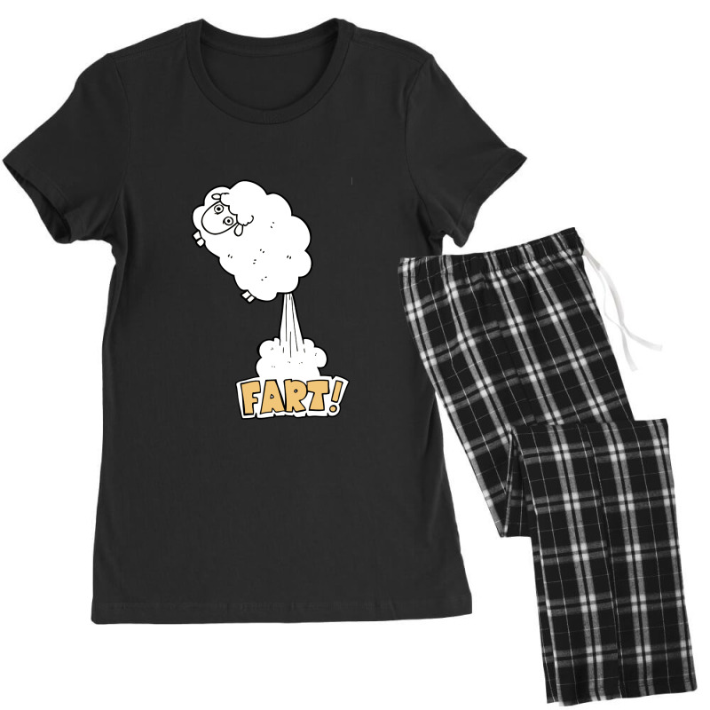 Funny Farting Sheep Women's Pajamas Set by adamharfii | Artistshot