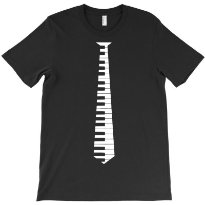 Piano Tie T-shirt Designed By Mike