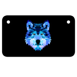 Wolf  Head License Plate <Nice color> 