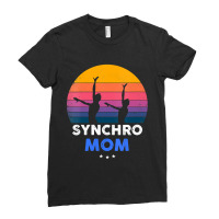 Womens Synchronized Swimming   Synchro Mom   Funny V Neck T Shirt Ladies Fitted T-shirt | Artistshot