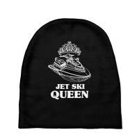 Jet Ski Queen   Beach Water Sports Jet Skiing Skier T Shirt Baby Beanies | Artistshot