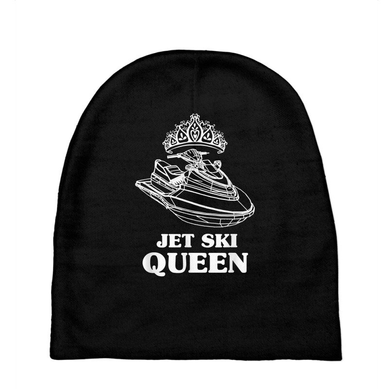 Jet Ski Queen   Beach Water Sports Jet Skiing Skier T Shirt Baby Beanies by WarnekeRashae | Artistshot