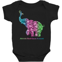 Elephant With Flower Metastatic Breast Cancer Awareness T Shirt Baby Bodysuit | Artistshot