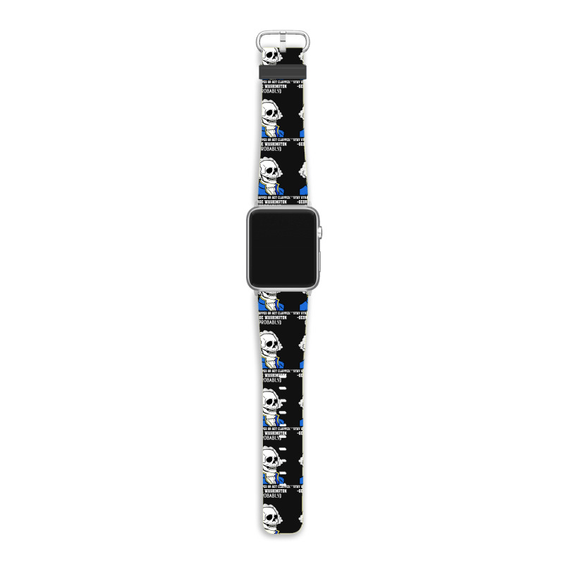 Stay Strapped Or Get Clapped George Apple Watch Band | Artistshot