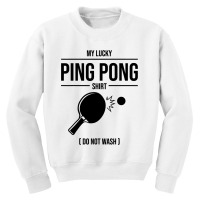 Funny Lucky Ping Pong Gift For Table Tennis Player Men Women T Shirt Youth Sweatshirt | Artistshot