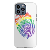 Lgbt Flag Fingerprint Proud Lgbt Pride Gifts Tee T Shirt Iphone 13 Pro Max Case | Artistshot