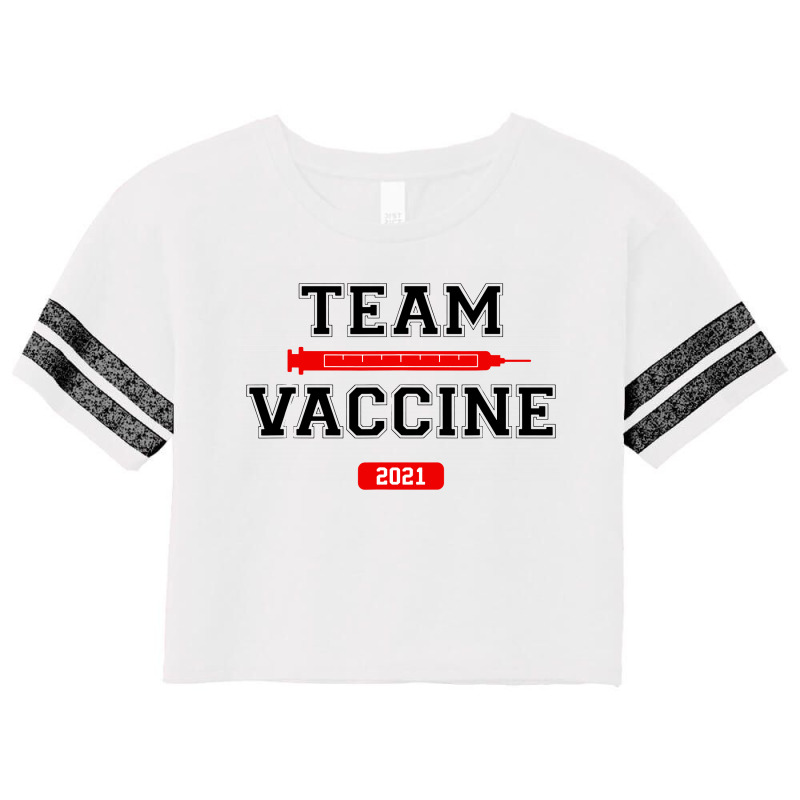 Team Vaccine Vaccinated Pro Scorecard Crop Tee by Mito220 | Artistshot