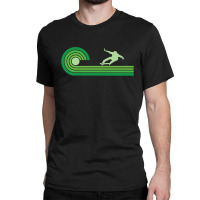 1970s Retro Skateboarder Skateboarding 23418459 Classic T-shirt | Artistshot